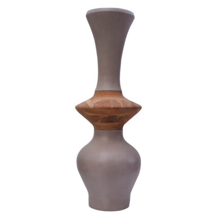 ΔΙΑΚΟΣΜΗΤΙΚΟ ΒΑΖΟ ΔΑΠΕΔΟY FB94660.05S FIBER CEMENT TAUPE--ΞΥΛΟ ΤΕΑΚ Φ45x120Υεκ