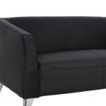 ΚΑΝΑΠΕΣ 2ΘΕΣΙΟΣ FB93122.21 ΜΕ ΜΑΥΡΟ PU 130x75x71 εκ. - Image 5