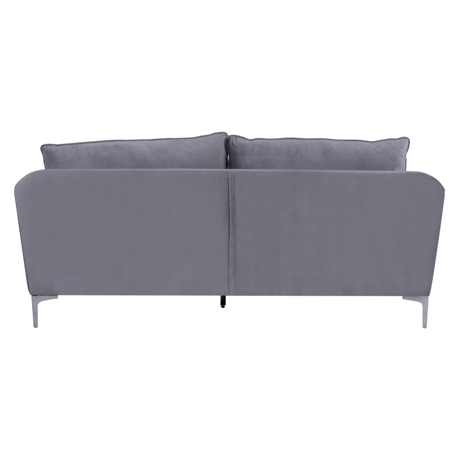 kanapes-3thesios-gkri-beloydo-metallika-4 ΚΑΝΑΠΕΣ 3ΘΕΣΙΟΣ ΓΚΡΙ ΒΕΛΟΥΔΟ & ΜΕΤΑΛΛΙΚΑ ΠΟΔΙΑ ΧΡΩΜΙΟΥ FB93136.31 208x81x95 εκ. - Image 5