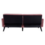 ΚΑΝΑΠΕΣ ΓΩΝΙΑ ΚΡΕΒΑΤΙ ΒΕΛΟΥΔΟ ΣΑΠΙΟ ΜΗΛΟ ΜΕ ΥΠΟΠΟΔΙΟ 211X158X83Y εκ.FB93151.02 - Image 6