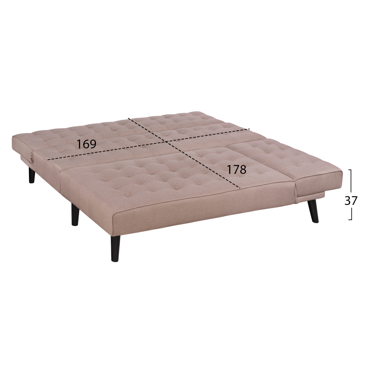 kanapes-krebati-gonia-anastrepsimi-fb931-3 ΚΑΝΑΠΕΣ ΚΡΕΒΑΤΙ ΓΩΝΙΑ ΑΝΑΣΤΡΕΨΙΜΗ FB93154.02 ΜΕ ΜΠΕΖ ΥΦΑΣΜΑ 254X163X74Y εκ. - Image 4