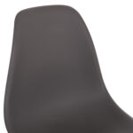 ΚΑΡΕΚΛΑ ΜΕ ΞΥΛΙΝΑ ΠΟΔΙΑ ΚΑΙ ΚΑΘΙΣΜΑ PP ΓΚΡΙ FB98460.10 46x50x82 εκ. - Image 7