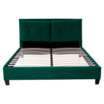 ΚΡΕΒΑΤΙ ΜΕ ΣΤΡΩΜΑ FB921284.06 ΚΥΠΑΡΙΣΣΙ ΒΕΛΟΥΔΟ--ΓΙΑ 160x200εκ - Image 4