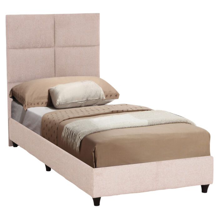 ΚΡΕΒΑΤΙ ΜΟΝΟ FB9652.32 ΜΠΕΖ TEDDY ΥΦΑΣΜΑ ΓΙΑ ΣΤΡΩΜΑ 90x200εκ - Image 1