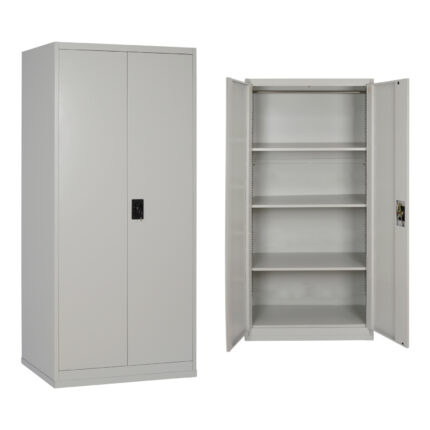 ΝΤΟΥΛΑΠΑ 2ΦΥΛΛΗ ΜΕΤΑΛΛΙΚΗ FB95748.21 ME 3 ΡΑΦΙΑ & ΚΛΕΙΔΑΡΙΑ 70x40x170Υεκ.