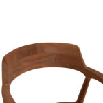 ΠΟΛΥΘΡΟΝΑ ΕΞΩΤΕΡΙΚΟΥ ΧΩΡΟΥ FB918107 ΞΥΛΟ TEAK-ΦΥΣΙΚΟ ΧΡΩΜΑ 59x54.5x76Υεκ. - Image 9