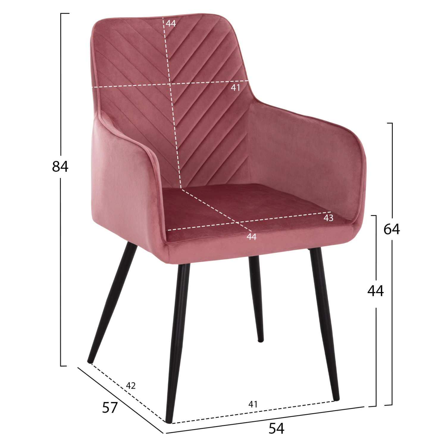 polythrona-fb9858212-sapio-milo-beloydo-1 ΠΟΛΥΘΡΟΝΑ FB98582.12 ΣΑΠΙΟ ΜΗΛΟ ΒΕΛΟΥΔΟ & ΜΑΥΡΑ ΜΕΤΑΛΛΙΚΑ ΠΟΔΙΑ 54x57x84Yεκ. - Image 2