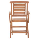 ΠΟΛΥΘΡΟΝΑ ΤΡΑΠΕΖΑΡΙΑΣ ΠΤΥΣΣΟΜΕΝΗ FB96377 ΞΥΛΟ TEAK 53x63x90Υεκ. - Image 6