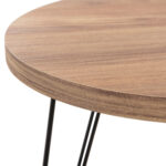 ΣΕΤ ΒΟΗΘ.ΤΡΑΠΕΖΑΚΙΑ FB918173.04 ΜΕΛΑΜΙΝΗ ΣΕ ΦΥΣΙΚΟ-ΜΑΥΡΑ ΜΕΤΑΛ.ΠΟΔΙΑ - Image 10