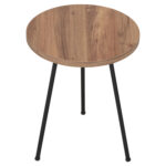 ΣΕΤ ΒΟΗΘ.ΤΡΑΠΕΖΑΚΙΑ FB918174.04 ΜΕΛΑΜΙΝΗ ΣΕ ΦΥΣΙΚΟ-ΜΑΥΡΑ ΜΕΤΑΛ.ΠΟΔΙΑ Φ33x43-49-53 εκ. - Image 8