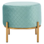 ΣΚΑΜΠΟ FB98638.07 ΑΠΟ ΦΥΣΤΙΚΙ ΒΕΛΟΥΔΟ ΜΕ ΧΡΥΣΗ ΒΑΣΗ 42x42x38Υ εκ. - Image 3