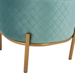 ΣΚΑΜΠΟ FB98638.07 ΑΠΟ ΦΥΣΤΙΚΙ ΒΕΛΟΥΔΟ ΜΕ ΧΡΥΣΗ ΒΑΣΗ 42x42x38Υ εκ. - Image 5