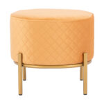 ΣΚΑΜΠΟ FB98638.09 ΑΠΟ ΧΡΥΣΟ ΒΕΛΟΥΔΟ ΜΕ ΧΡΥΣΗ ΒΑΣΗ 42x42x38Υ εκ. - Image 3