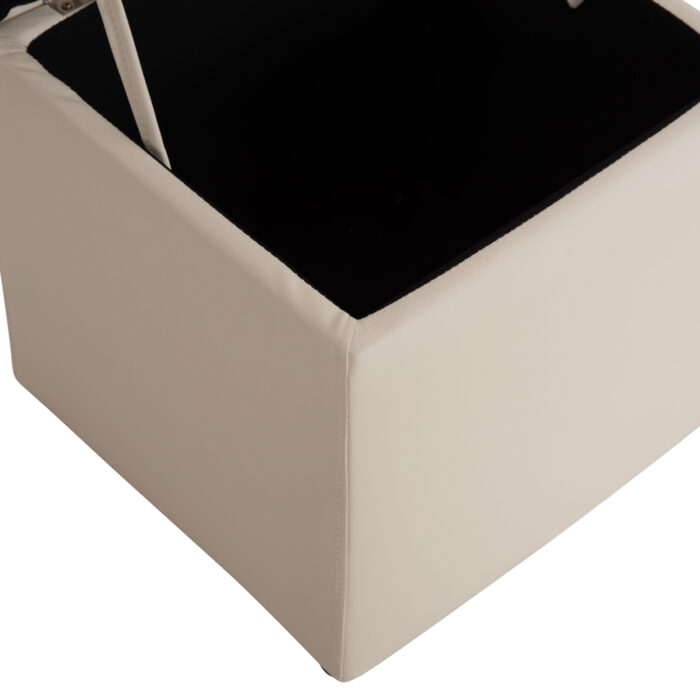 ΣΚΑΜΠΟ ΜΕ ΑΠΟΘΗΚΕΥΤΙΚΟ ΧΩΡΟ PU ΛΕΥΚΟ FB9224.02 38x38x36,5Υεκ. - Image 10