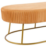 ΣΚΑΜΠΟ ΠΑΓΚΑΚΙ FB98635.09 ΑΠΟ ΧΡΥΣΟ ΒΕΛΟΥΔΟ ΜΕ ΧΡΥΣΗ ΒΑΣΗ 118Χ64Χ40,5Y εκ. - Image 8