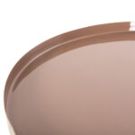 ΤΡΑΠΕΖΙ ΒΟΗΘΗΤΙΚΟ ΣΤΡΟΓΓΥΛΟ FB94241.06 ΜΕΤΑΛΛΟ ΣΕ ΣΟΜΟΝ-ΜΠΕΖ Φ46x46,5Υεκ. - Image 6