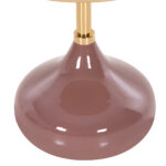 ΤΡΑΠΕΖΙ ΒΟΗΘΗΤΙΚΟ ΣΤΡΟΓΓΥΛΟ FB94241.06 ΜΕΤΑΛΛΟ ΣΕ ΣΟΜΟΝ-ΜΠΕΖ Φ46x46,5Υεκ. - Image 9