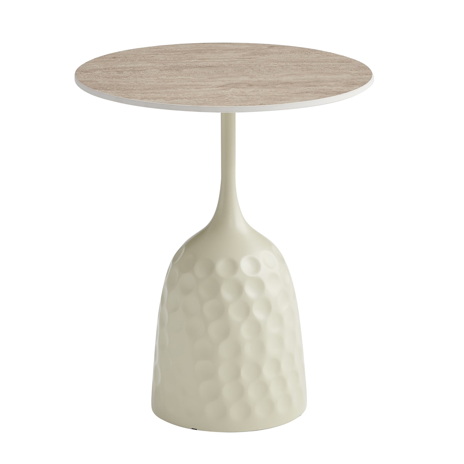 trapezi-salonioy-fb91831704-basi-sampani ΤΡΑΠΕΖΙ ΣΑΛΟΝΙΟΥ FB918317.04 ΒΑΣΗ ΣΑΜΠΑΝΙ--ΚΕΡΑΜΙΚΟ TOP TRAVERTINE STONE Φ50 - Image 1