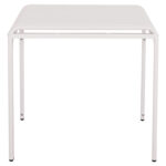 ΤΡΑΠΕΖΙ ΤΕΤΡΑΓΩΝΟ ΑΛΟΥΜΙΝΙΟΥ FB96338.02 ΛΕΥΚΟ 80x80x75Υεκ. - Image 5