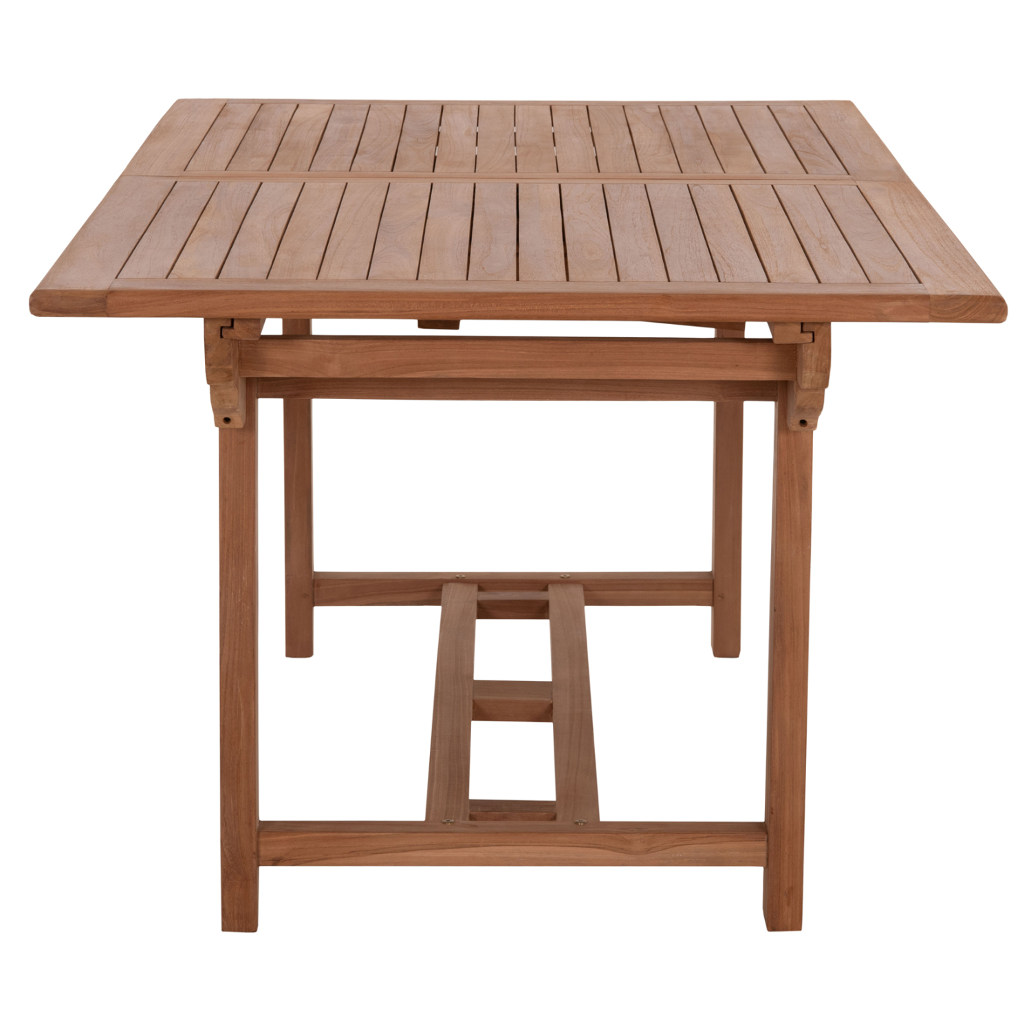 trapezi-trapezarias-anoigomeno-fb96376-x-5 TΡΑΠΕΖΙ ΤΡΑΠΕΖΑΡΙΑΣ ΑΝΟΙΓΟΜΕΝΟ FB96376 ΞΥΛΟ TEAK ΣΕ ΦΥΣΙΚΟ 180-240x100x76Υεκ - Image 6