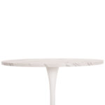 ΤΡΑΠΕΖΙ ΤΡΑΠΕΖΑΡΙΑΣ FB99421.11 ΣΤΡΟΓΓΥΛΟ WHITE MARBLE Φ90x74Υεκ. - Image 4