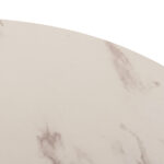 ΤΡΑΠΕΖΙ ΤΡΑΠΕΖΑΡΙΑΣ FB99421.11 ΣΤΡΟΓΓΥΛΟ WHITE MARBLE Φ90x74Υεκ. - Image 9