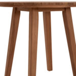 TΡΑΠΕΖΙ ΤΡΑΠΕΖΑΡΙΑΣ ΣΤΡΟΓΓΥΛΟ FB96379 ΞΥΛΟ TEAK Φ80x75Υεκ. - Image 9