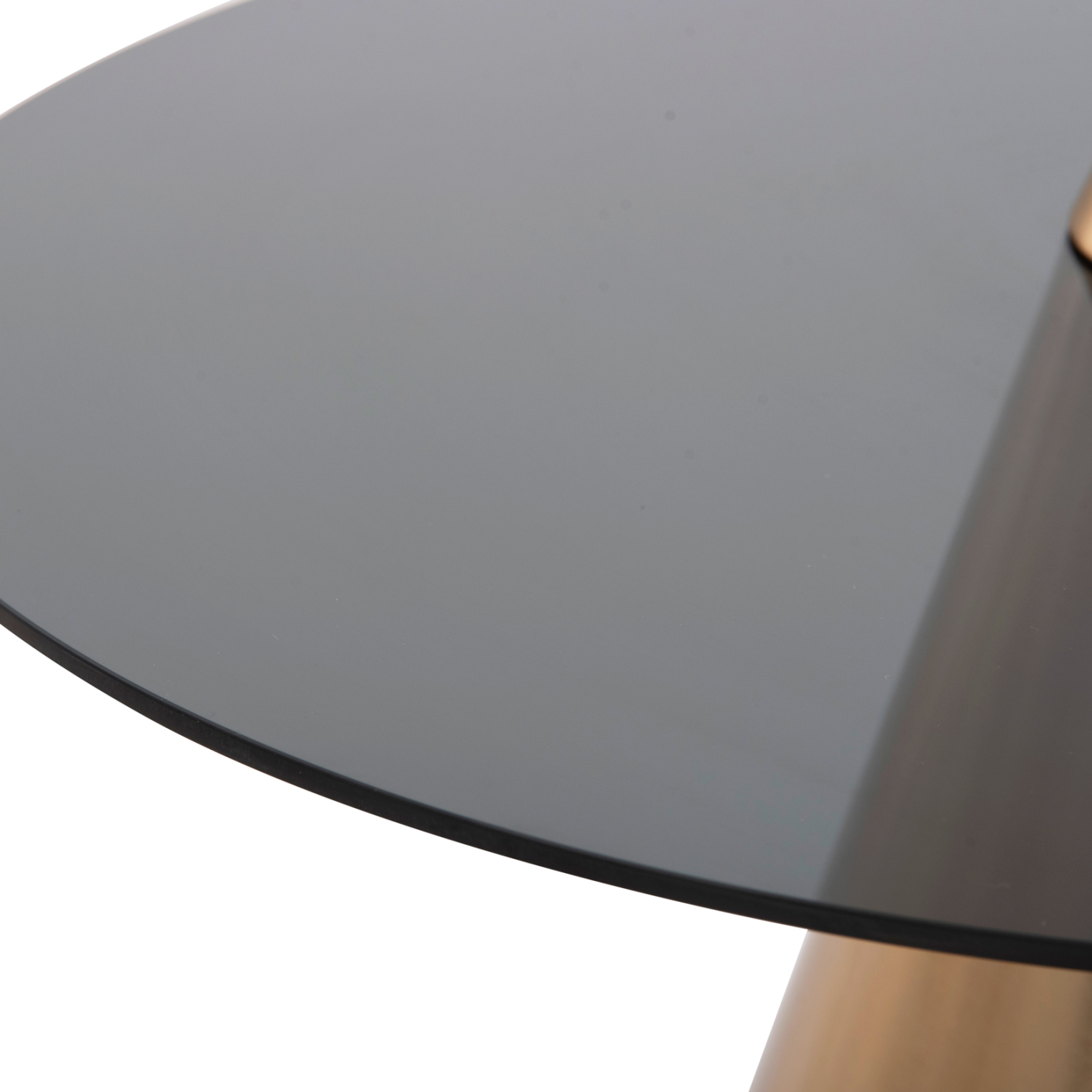 trapezia-salonioy-2tmch-fb99919-metallo-6 ΤΡΑΠΕΖΙA ΣΑΛΟΝΙΟΥ 2ΤΜΧ FB99919 ΜΕΤΑΛΛΟ ΧΡΥΣΟ-ΦΙΜΕ ΜΑΥΡΟ ΓΥΑΛΙ Φ80 & Φ60 εκ. - Image 7