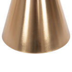 ΤΡΑΠΕΖΙA ΣΑΛΟΝΙΟΥ 2ΤΜΧ FB99919 ΜΕΤΑΛΛΟ ΧΡΥΣΟ-ΦΙΜΕ ΜΑΥΡΟ ΓΥΑΛΙ Φ80 & Φ60 εκ. - Image 8