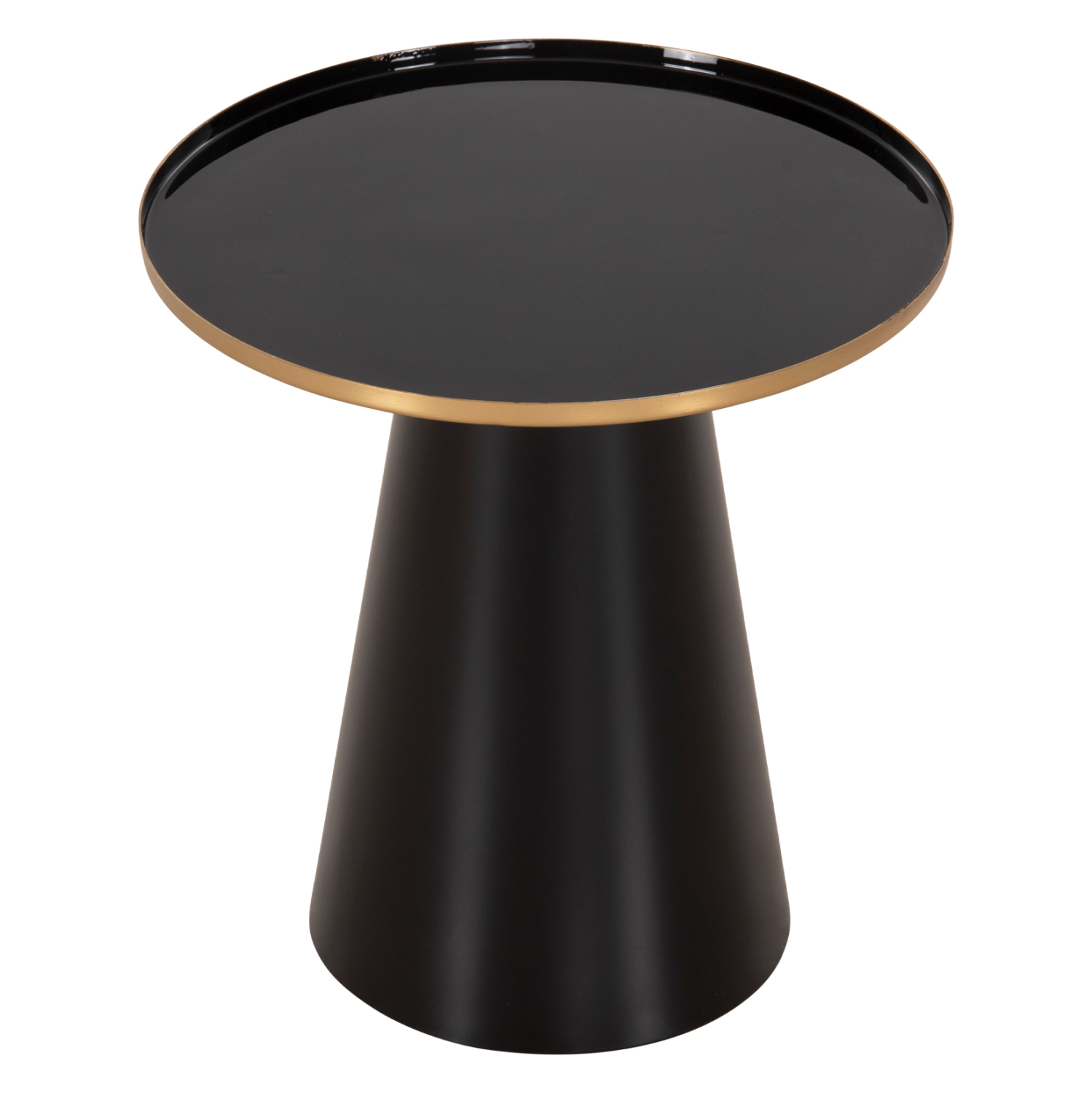 trapezia-salonioy-2tmch-fb99920-metallo-8 ΤΡΑΠΕΖΙA ΣΑΛΟΝΙΟΥ 2ΤΜΧ FB99920 ΜΕΤΑΛΛΟ ΕΜΑΓΙΕ TOP-ΒΑΣΗ ΜΑΤ-ΜΑΥΡΟ Φ50 & Φ40 εκ. - Image 9