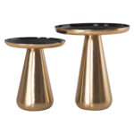 ΤΡΑΠΕΖΙA ΣΑΛΟΝΙΟΥ 2ΤΜΧ FB99921 ΜΕΤΑΛΛΟ ΕΜΑΓΙΕ-GLOSSY ΧΡΥΣΟ & ΜΑΥΡΟ Φ50 & Φ41 - Image 7