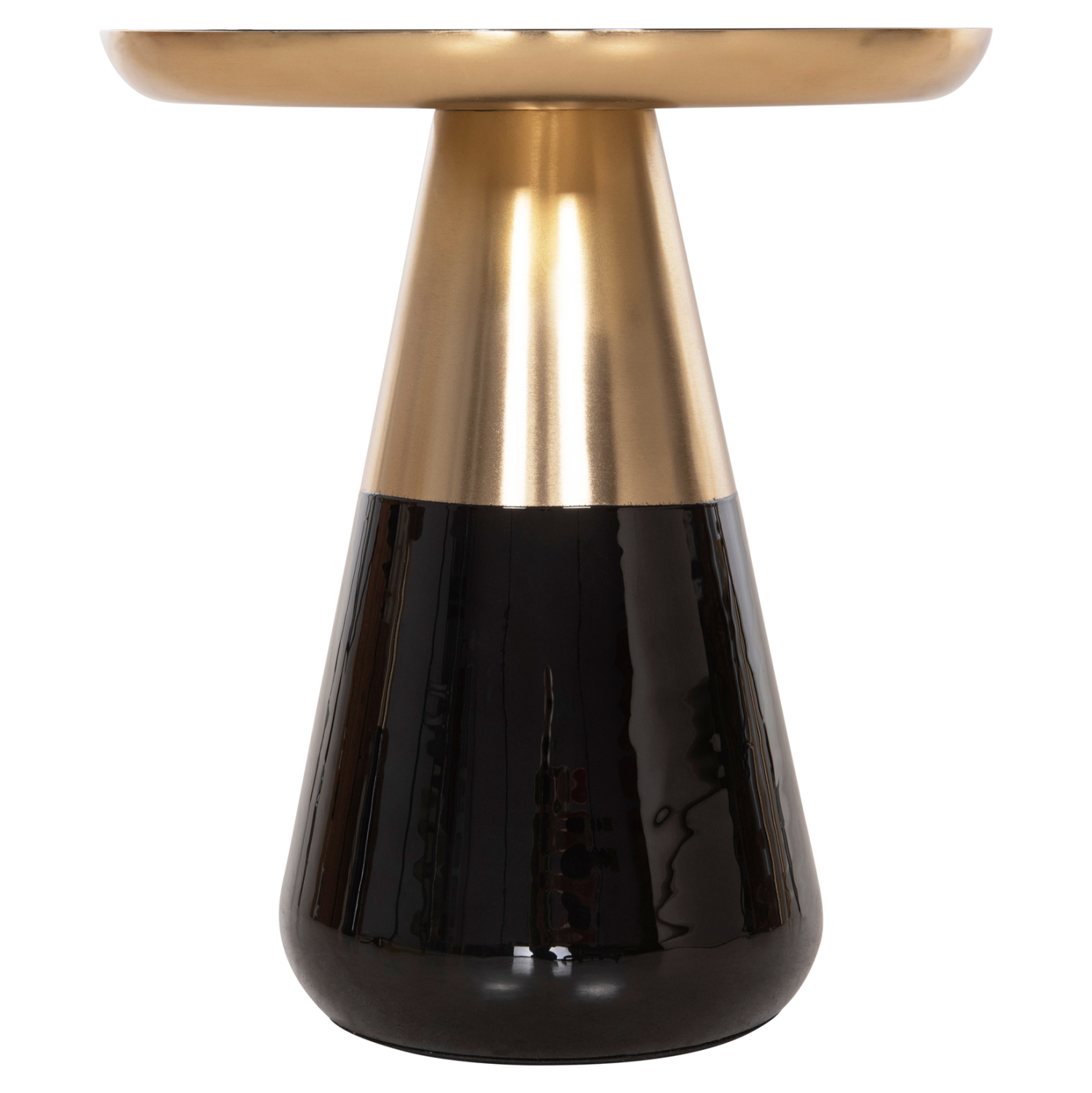 trapezia-salonioy-2tmch-fb99922-metallo-7 ΤΡΑΠΕΖΙA ΣΑΛΟΝΙΟΥ 2ΤΜΧ FB99922 ΜΕΤΑΛΛΟ ΕΜΑΓΙΕ-GLOSSY ΜΑΥΡΟ-ΜΑΤ ΧΡΥΣΟ  Φ50 & Φ41 εκ. - Image 8