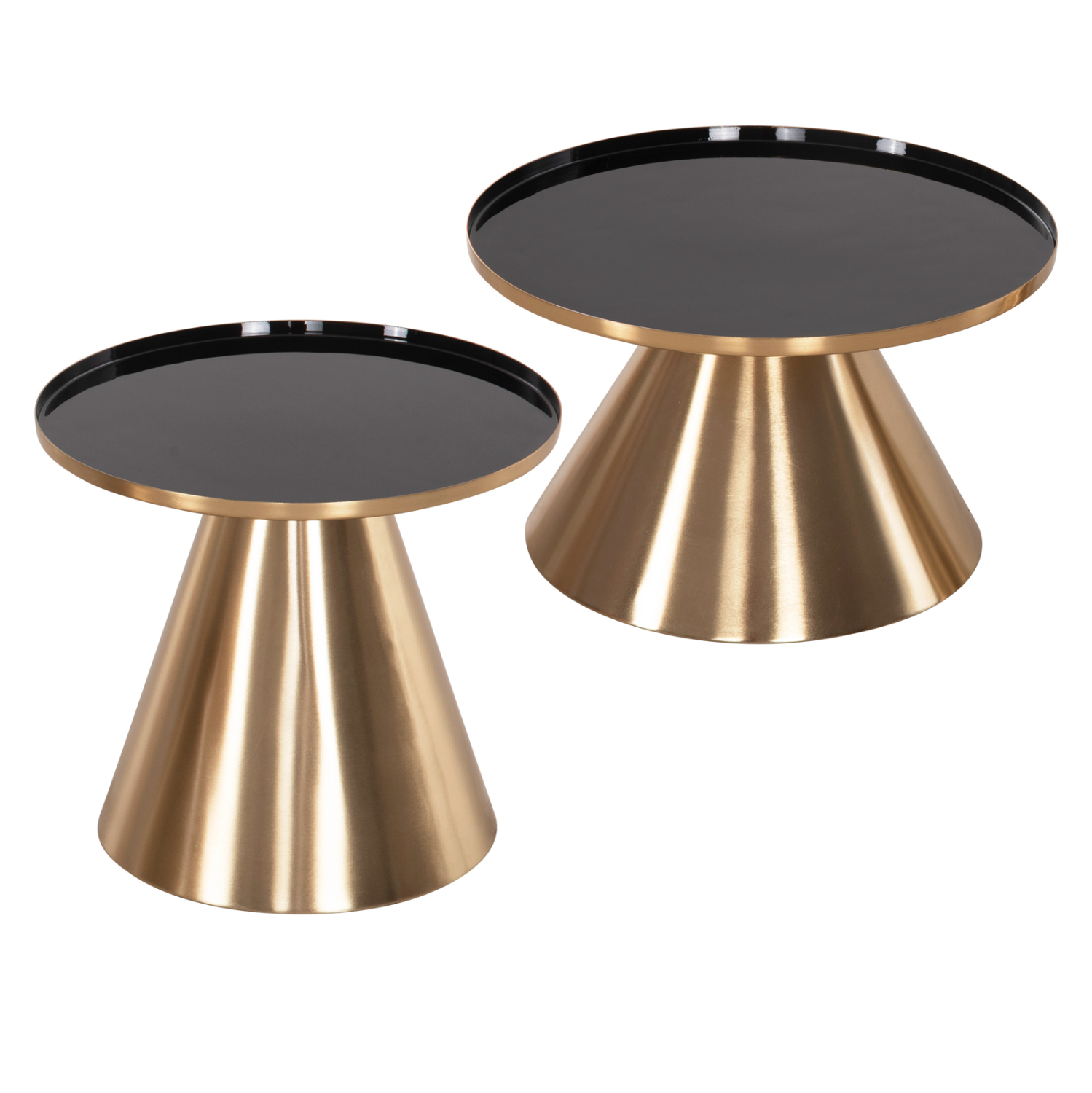 trapezia-salonioy-2tmch-fb99923-metallo-8 ΤΡΑΠΕΖΙA ΣΑΛΟΝΙΟΥ 2ΤΜΧ FB99923 ΜΕΤΑΛΛΟ ΣΕ ΜΑΥΡΟ&ΧΡΥΣΟ Φ50 & Φ40 εκ. - Image 9