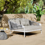 DAYBED FB96474.02 ΛΕΥΚΟ ΑΛΟΥΜΙΝΙΟ--ΣΧΟΙΝΙ--OLEFIN 157x149x80Υεκ - Image 2