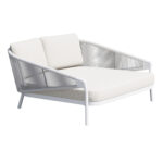 DAYBED FB96474.02 ΛΕΥΚΟ ΑΛΟΥΜΙΝΙΟ--ΣΧΟΙΝΙ--OLEFIN 157x149x80Υεκ