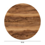 ΕΠΙΦΑΝΕΙΑ ΤΡΑΠΕΖΙΟΥ HPL ΣΤΡΟΓΓΥΛΗ FB95841.30 INDIAN SHESHAM Φ60εκ. - Image 2