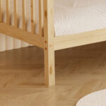 ΚΟΥΚΕΤΑ ΠΑΙΔΙΚΗ ΜΕ 2 ΣΤΡΩΜΑΤΑ FB921307 ΞΥΛΟ ΠΕΥΚΟΥ ΦΥΣΙΚΟ--ΣΤΡΩΜΑΤΑ 90x190εκ - Image 9