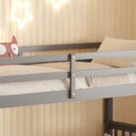 ΚΟΥΚΕΤΑ ΠΑΙΔΙΚΗ ΜΕ 2 ΣΤΡΩΜΑΤΑ FB921307.02 ΞΥΛΟ ΠΕΥΚΟΥ ΓΚΡΙ--ΣΤΡΩΜΑΤΑ 90x190εκ - Image 7