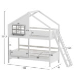 ΚΟΥΚΕΤΑ ΠΑΙΔΙΚΗ ΜΕ 2 ΣΤΡΩΜΑΤΑ FB921316 ΞΥΛΟ ΠΕΥΚΟΥ ΛΕΥΚΟ--ΣΤΡΩΜΑΤΑ 90x190εκ - Image 3