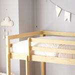 ΚΟΥΚΕΤΑ ΠΑΙΔΙΚΗ ΜΕ ΠΑΡΚΑΚΙ FB921312 ΞΥΛΟ ΠΕΥΚΟΥ ΦΥΣΙΚΟ--ME ΣΤΡΩΜΑ 90x190εκ - Image 7