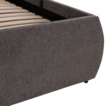 ΚΡΕΒΑΤΙ ΔΙΠΛΟ FB9732.01 ΓΚΡΙ ΥΦΑΣΜΑ & ΑΠΟΘΗΚΕΥΤΙΚΟΣ ΧΩΡΟΣ ΓΙΑ  ΣΤΡΩΜΑ 160x200εκ - Image 8