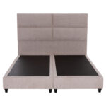 ΚΡΕΒΑΤΙ FB9616.32 ΜΠΕΖ ΥΦΑΣΜΑ ΓΙΑ ΣΤΡΩΜΑ 160x200εκ - Image 4