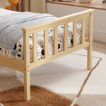 ΚΡΕΒΑΤΙ ΠΑΙΔΙΚΟ ΜΕ ΣΤΡΩΜΑ FB921300 ΞΥΛΟ ΠΕΥΚΟΥ ΣΕ ΦΥΣΙΚΟ ΓΙΑ ΣΤΡΩΜΑ 90x190εκ - Image 7