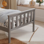 ΚΡΕΒΑΤΙ ΠΑΙΔΙΚΟ ΜΕ ΣΤΡΩΜΑ FB921300.02 ΞΥΛΟ ΠΕΥΚΟΥ ΣΕ ΓΚΡΙ- ΓΙΑ ΣΤΡΩΜΑ 90x190εκ - Image 7