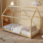 ΚΡΕΒΑΤΙ ΠΑΙΔΙΚΟ ΜΕ ΣΤΡΩΜΑ FB921302 ΞΥΛΟ ΠΕΥΚΟΥ ΣΕ ΦΥΣΙΚΟ--ΣΤΡΩΜΑ 90x190εκ - Image 2