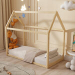 ΚΡΕΒΑΤΙ ΠΑΙΔΙΚΟ ΜΕ ΣΤΡΩΜΑ FB921303 ΞΥΛΟ ΠΕΥΚΟΥ ΣΕ ΦΥΣΙΚΟ--ΣΤΡΩΜΑ 70x140εκ - Image 2