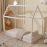 ΚΡΕΒΑΤΙ ΠΑΙΔΙΚΟ ΜΕ ΣΤΡΩΜΑ FB921303.01 ΞΥΛΟ ΠΕΥΚΟΥ ΣΕ ΛΕΥΚΟ--ΣΤΡΩΜΑ 70x140εκ - Image 2