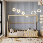 ΚΡΕΒΑΤΙ ΠΑΙΔΙΚΟ ΜΕ ΣΤΡΩΜΑ FB921304 ΞΥΛΟ ΠΕΥΚΟΥ ΣΕ ΦΥΣΙΚΟ--ΣΤΡΩΜΑ 90x190εκ - Image 5