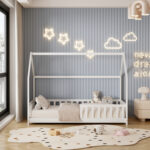 ΚΡΕΒΑΤΙ ΠΑΙΔΙΚΟ ΜΕ ΣΤΡΩΜΑ FB921304.01 ΞΥΛΟ ΠΕΥΚΟΥ ΣΕ ΛΕΥΚΟ--ΣΤΡΩΜΑ 90x190εκ - Image 5