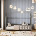 ΚΡΕΒΑΤΙ ΠΑΙΔΙΚΟ ΜΕ ΣΤΡΩΜΑ FB921304.02 ΞΥΛΟ ΠΕΥΚΟΥ ΣΕ ΓΚΡΙ--ΣΤΡΩΜΑ 90x190εκ - Image 5